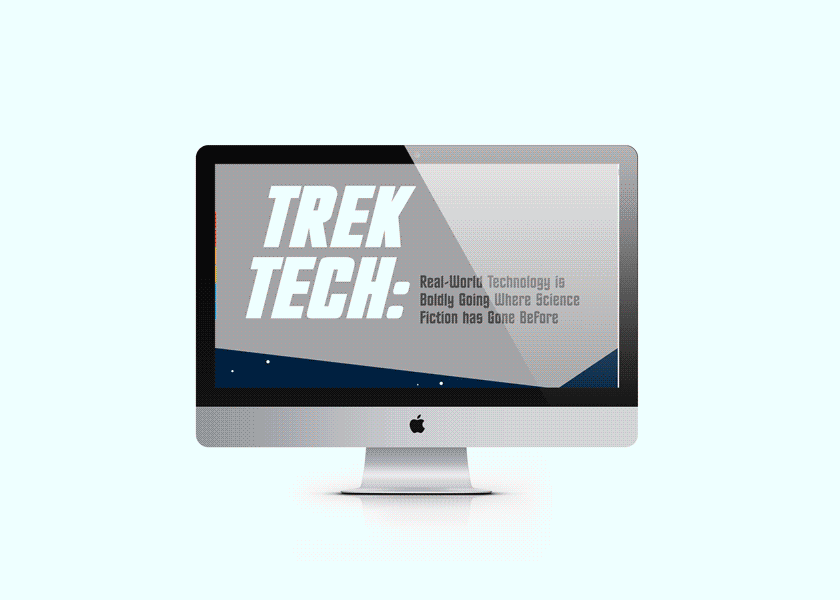 An Animated image of the final Trek Tech browser experience